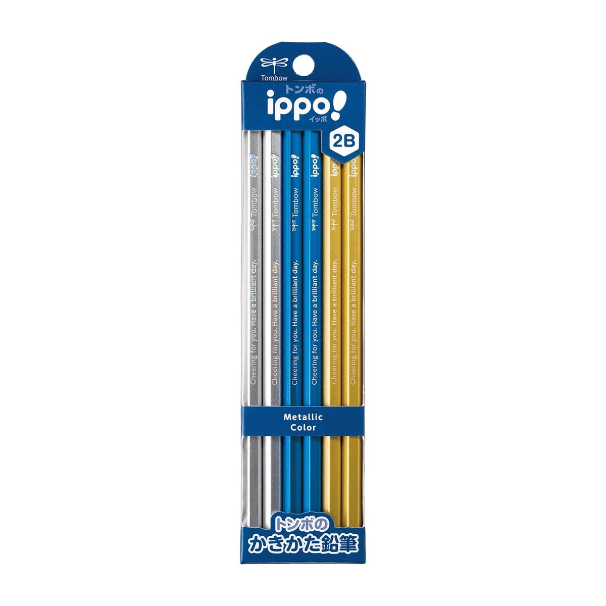 Tombow ippo Matite per scrivere 2B metallizzate 12 pezzi