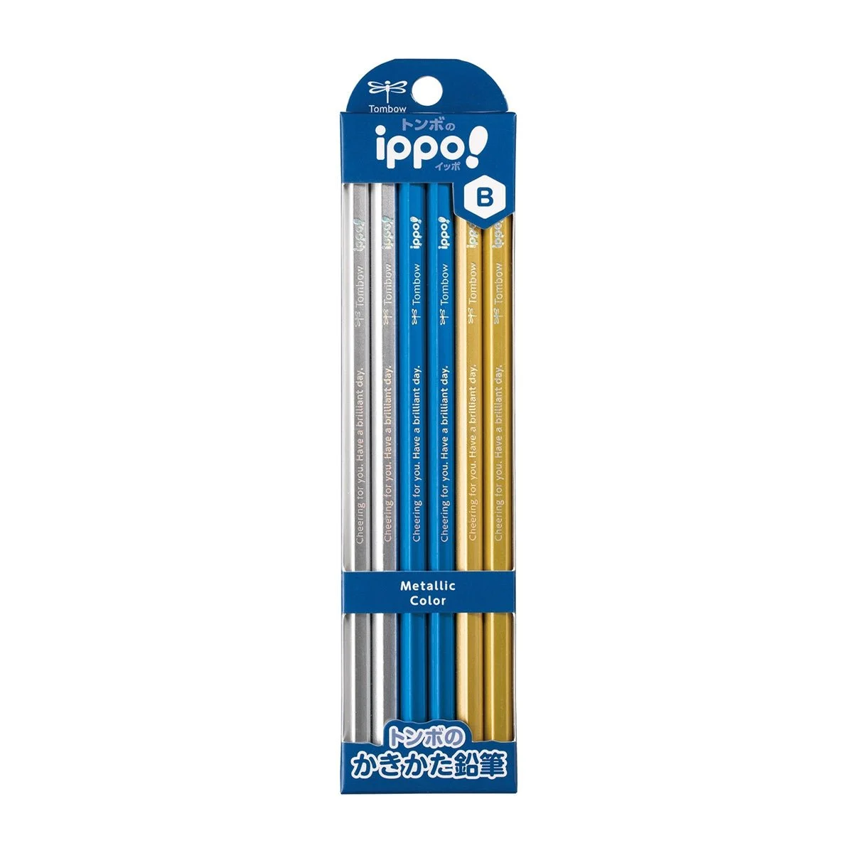 Tombow ippo! matite per scrittura B metallizzato confezione da 12
