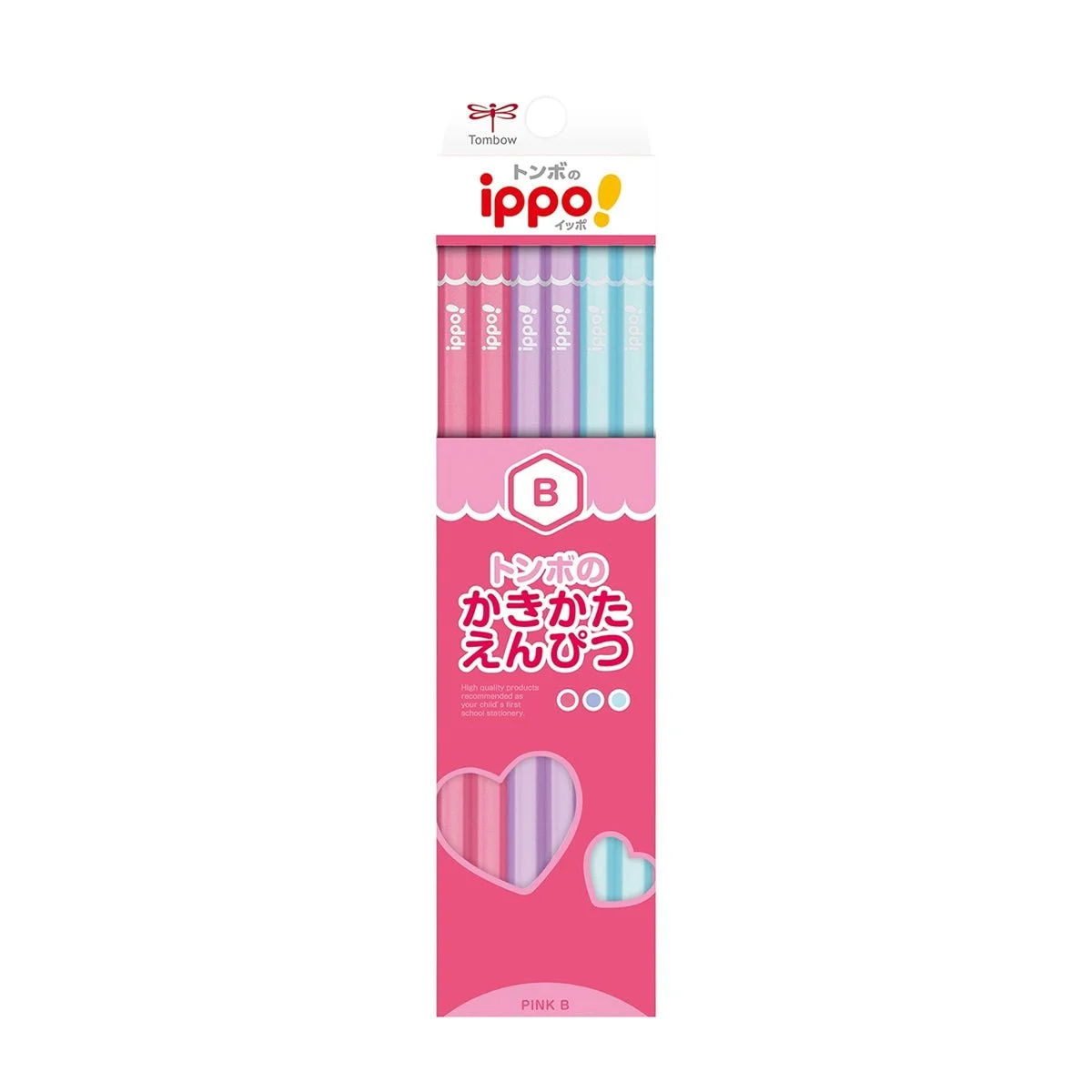 Tombow ippo! Writing Pencils B Plain 1 Dozen W04