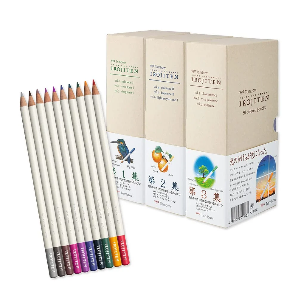 Tombow Pencil Colored Pencil Color Dictionary 100 Colors Set CI-R100CBAZ