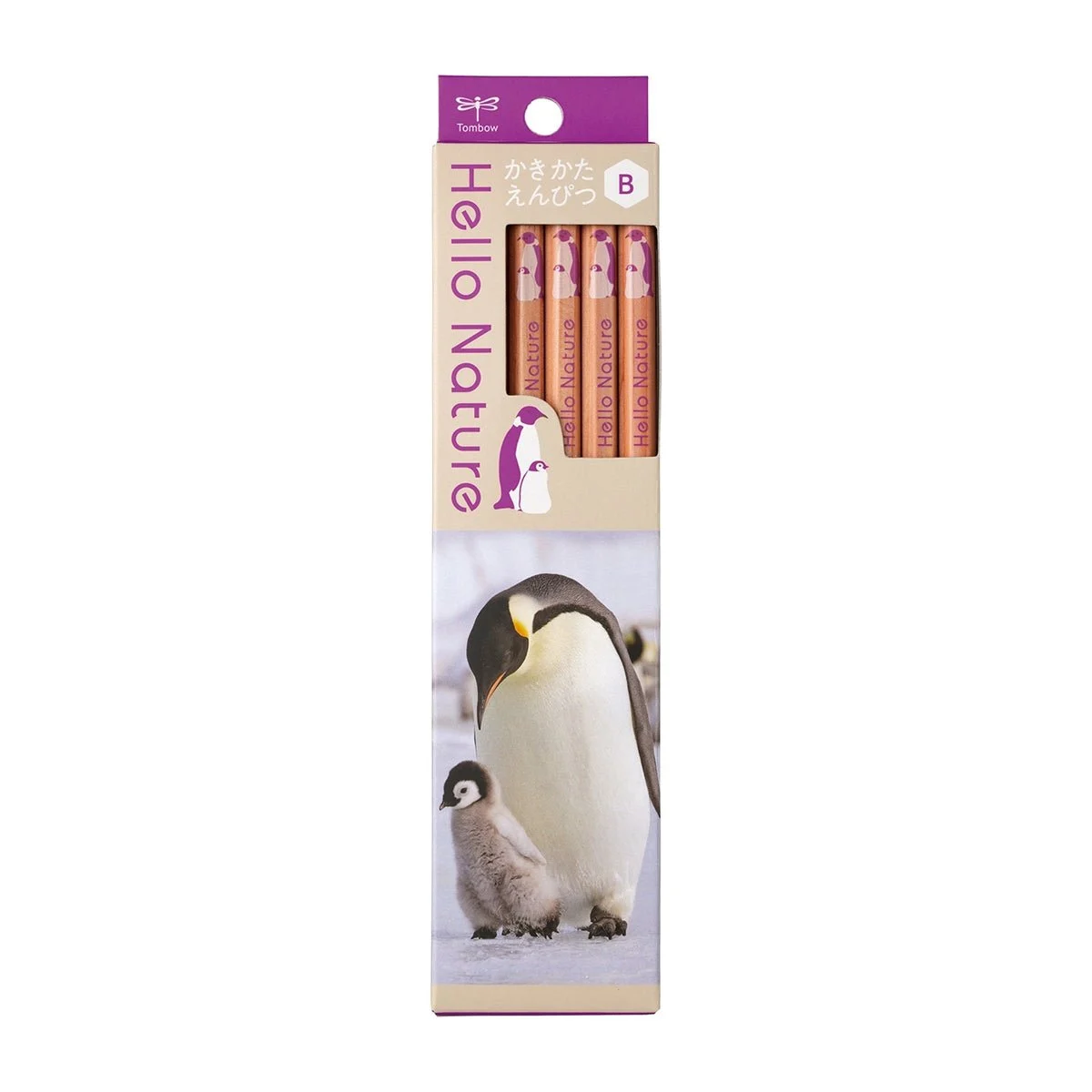 Tombow matite ippo! Hello Nature Pinguino Imperatore B 12 pezzi