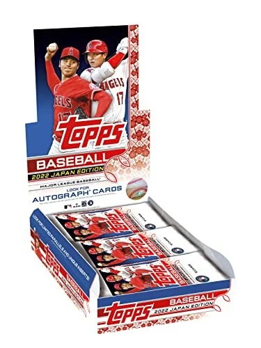 Topps 2022 MLB Baseball Japan Special Edition 24 Packs Box 10 Cards Pack