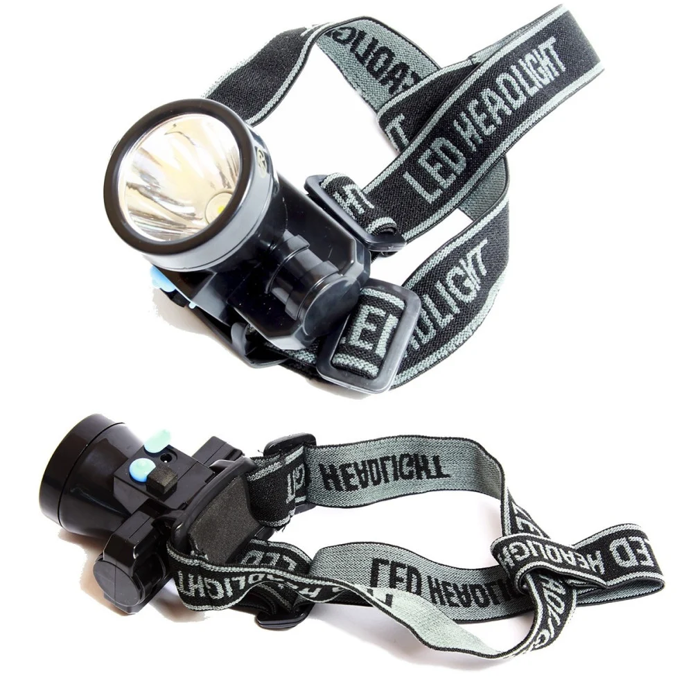 TORCIA LAMPADA FRONTALE A LED RICARICABILE ANTIPIOGGIA PESCA CACCIA CICLISMO - TrAdE Shop Traesio