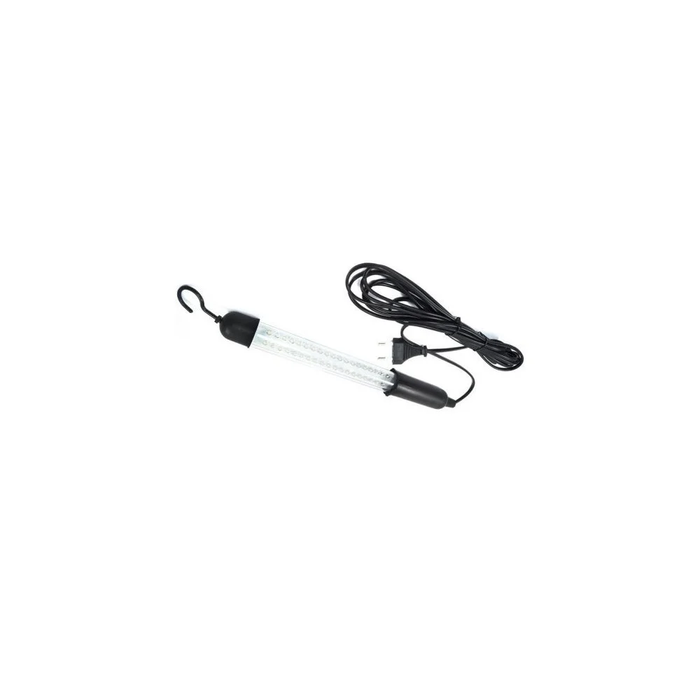 TORCIA LAMPADA PORTATILE 38 LED TUBO 220 8W GANCIO CAVO AUTO PRESA ACCENDISIGARI - TrAdE Shop Traesio