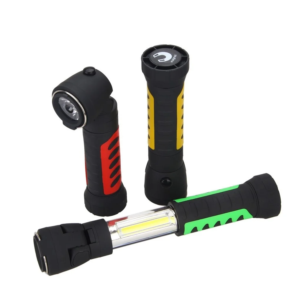 TORCIA LAMPADA PORTATILE RICARICABILE LED STRIP COB BASE CALAMITATA ALLUNGABILE - TrAdE Shop Traesio