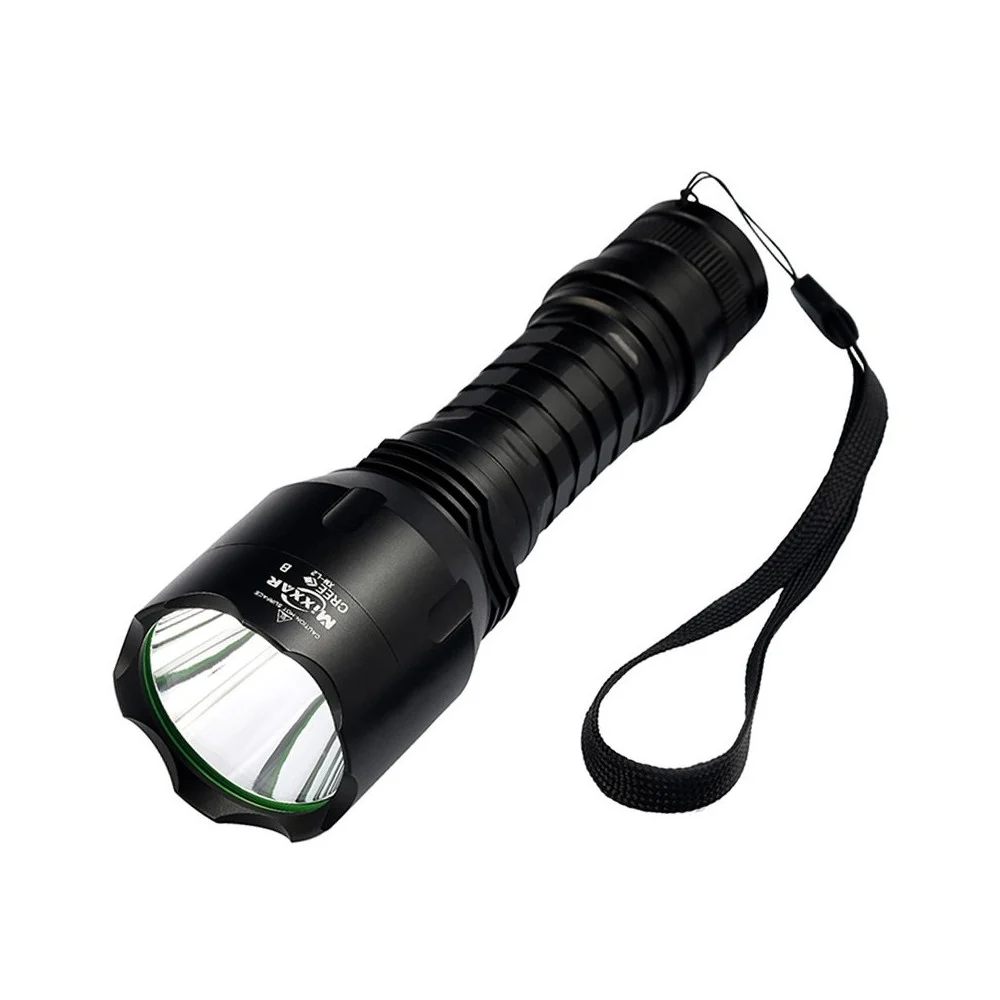 TORCIA WATERPROOF LED CREE T6 RICARICABILE CON CARICABATTERIA ANTI CONGELAMENTO - TrAdE Shop Traesio