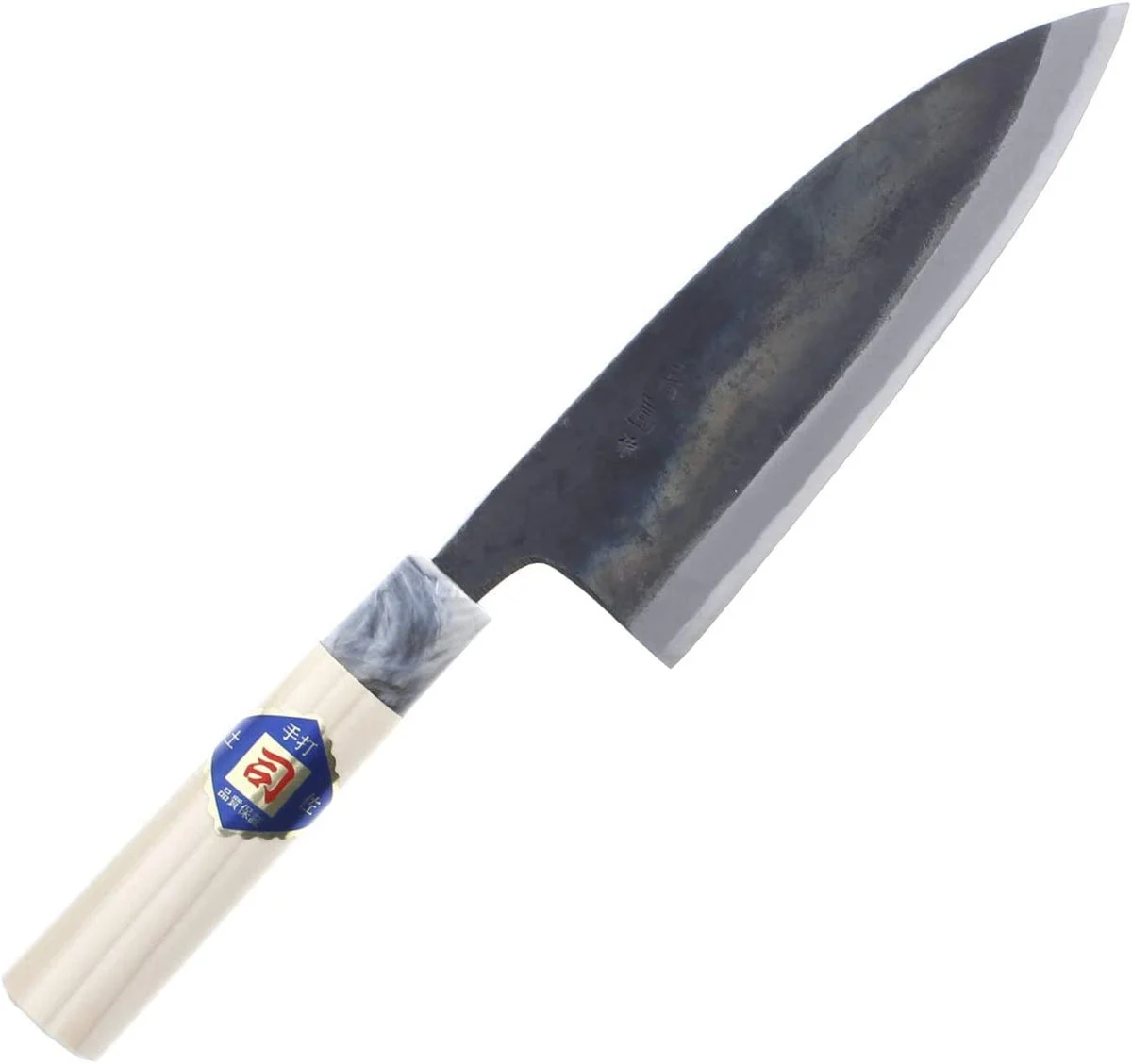 Tosa Hamono Kurouchi Deba Knife 180mm Black/Beige