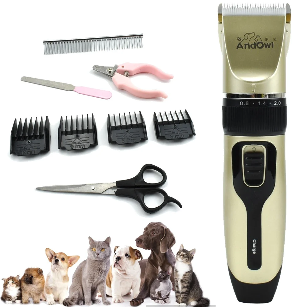 TOSATRICE ELETTRICA PROFESSIONALE TAGLIACAPELLI Q-CW99 CORDLESS PER CANI GATTI