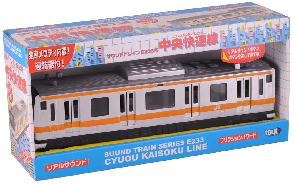 Toyco Sound Train E233 Chuo Rapid Line - Interactive Toy - Battery Operated - Multicolor