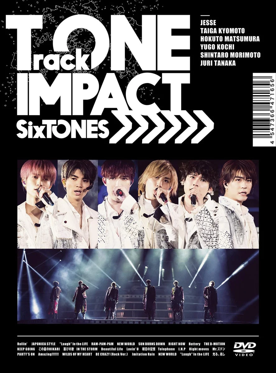SixTONES TrackONE -IMPACT- First Press Edition DVD 2 dischi