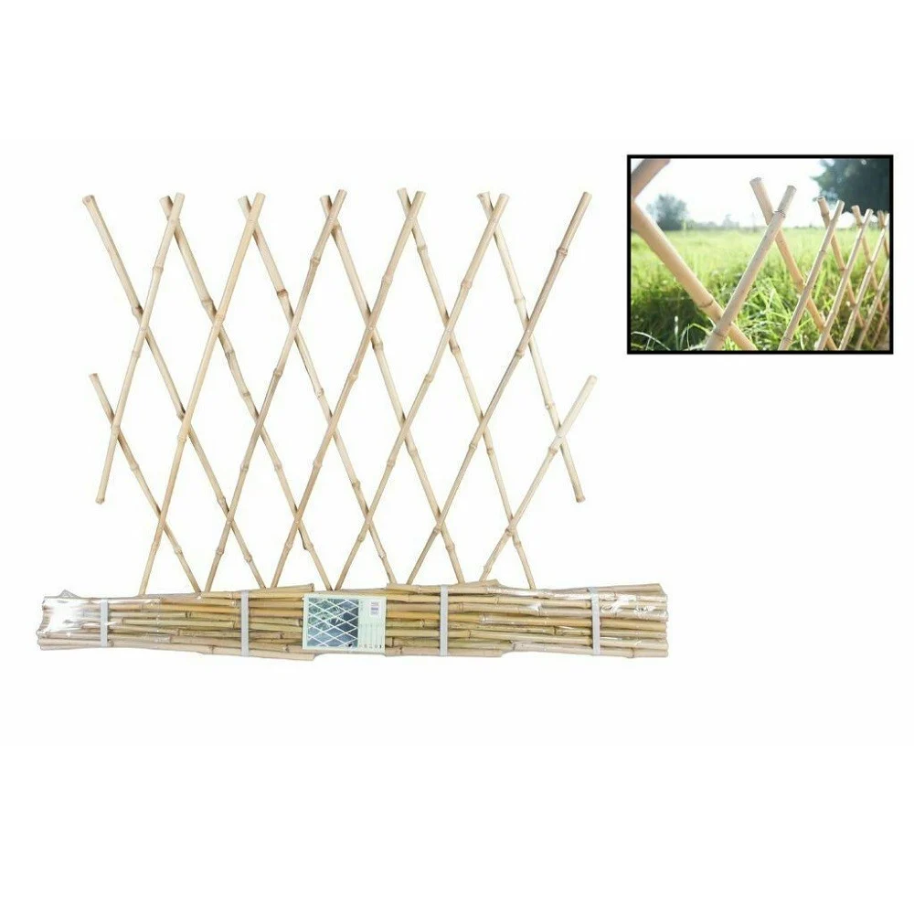 TRALICCIO BAMBÙ RETE ESTENSIBILE PIANTE RAMPICANTI STACCIONATA 180X120 CM 129694 - TrAdE Shop Traesio