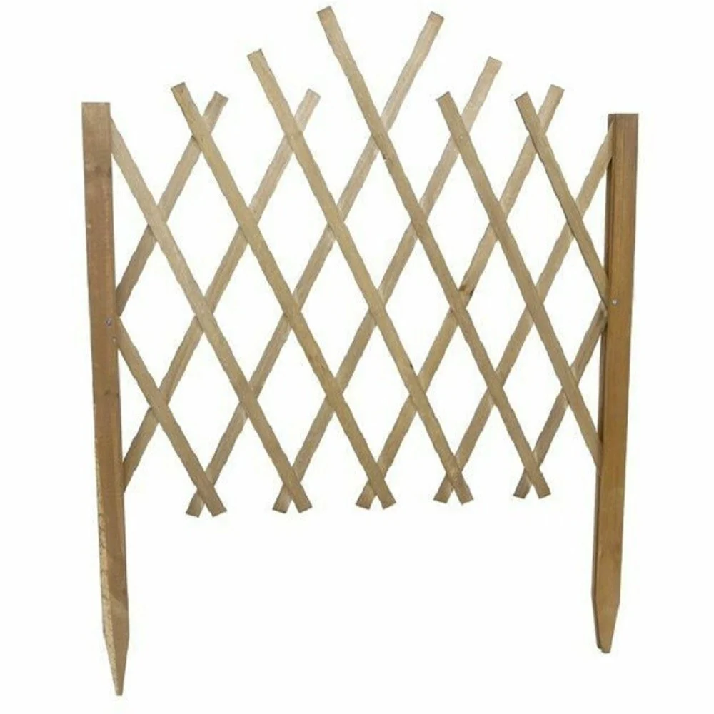TRALICCIO LEGNO RETE ESTENSIBILE NATURALE RAMPICANTI STACCIONATA 117X65CM 219841 - TrAdE Shop Traesio