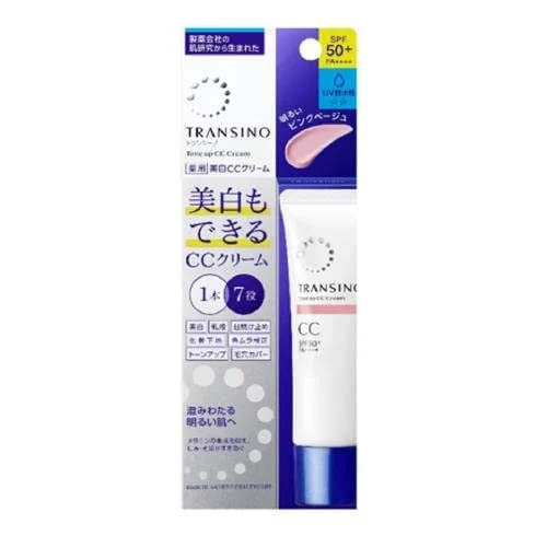 Transino CC Cream Pink Beige 30g Skin Care Makeup