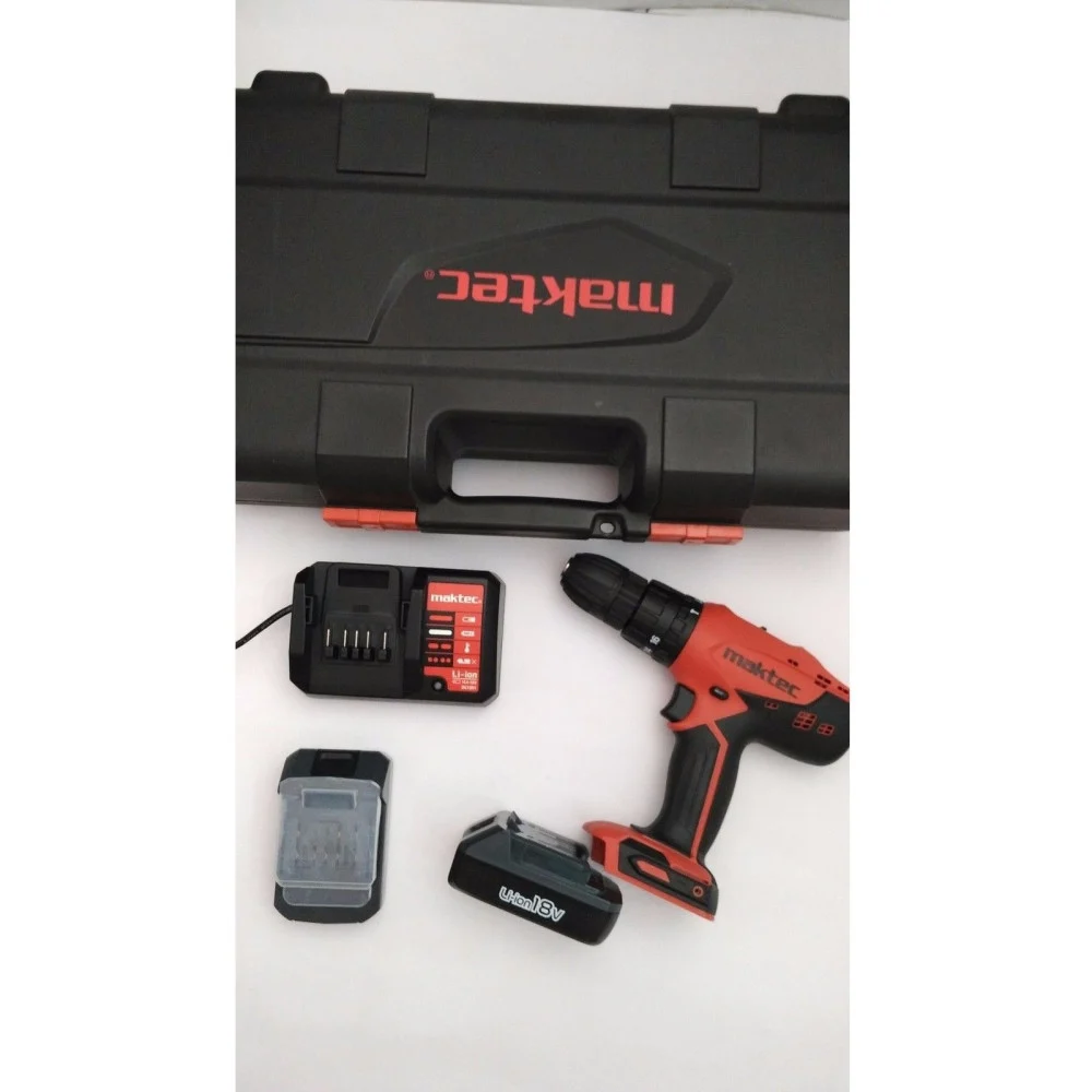 Trapano a batteria c/percussione 18V Litio Maktec by Makita - MT081E