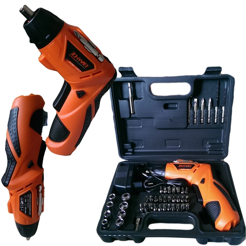 TRAPANO AVVITATORE 4.8 VOLT 45pz CON INNESTI E ACCESSORI MULTIFUNZIOE HOBBISTICA - TrAdE Shop Traesio