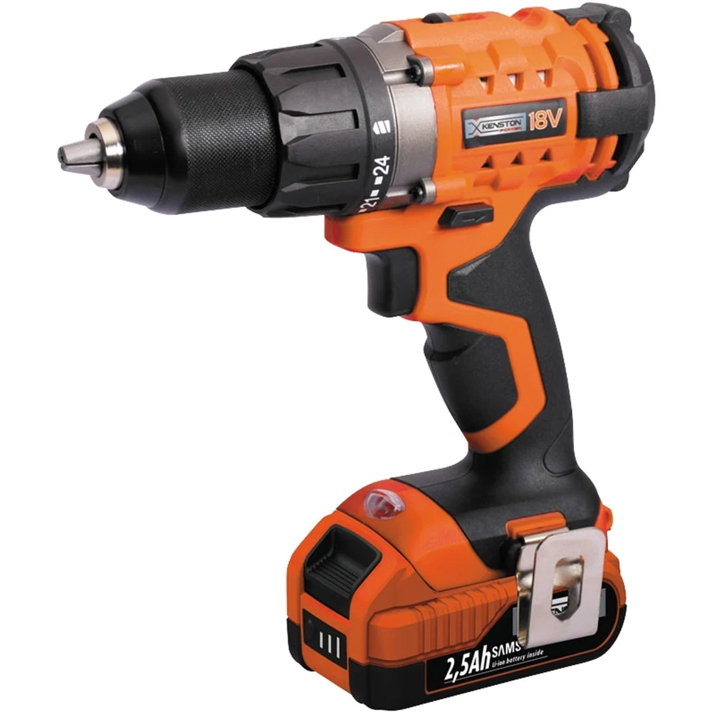 TRAPANO AVVITATORE A BATTERIA AL LITIO IN VALIGETTA 18V CORDLESS CON 1 BATTERIA - TrAdE Shop Traesio