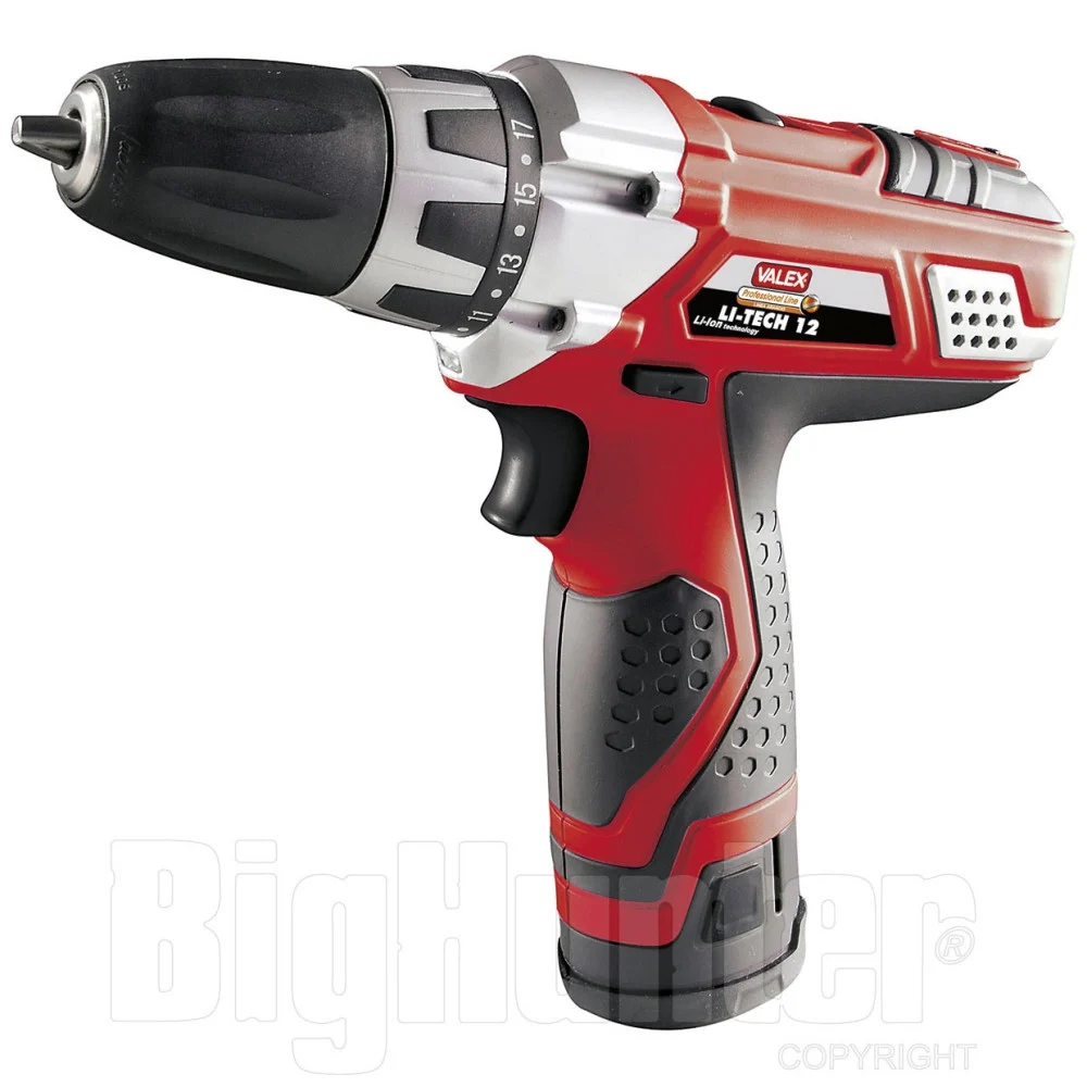 TRAPANO AVVITATORE A BATTERIA LITIO LI-TECH 112 VALEX VALIGETTA 1429362