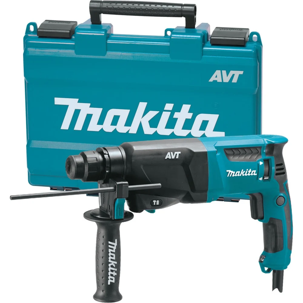TRAPANO MARTELLO DEMOLITORE TASSELLATORE 3 FUNZIONI 26mm 800W MAKITA HR2611F - Makita ®