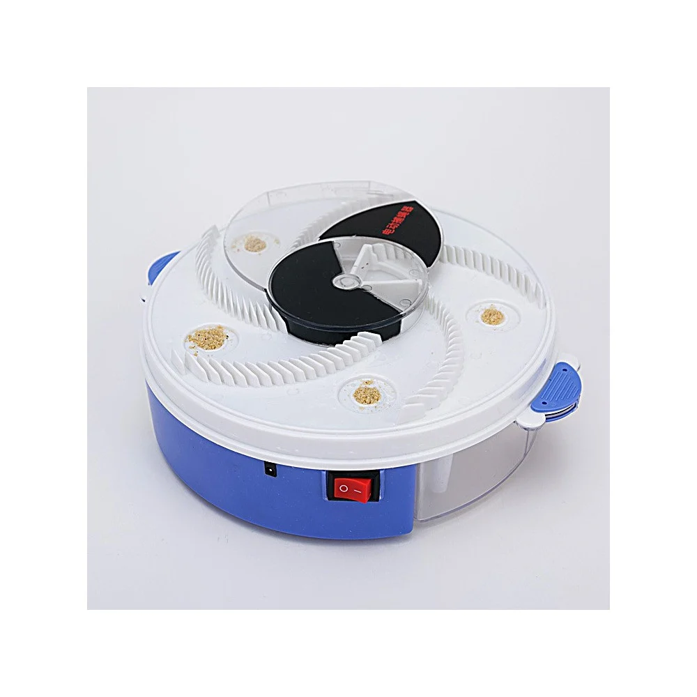 TRAPPOLA ELETTRONICA PER MOSCHE ZANZARE REPELLENTE INSETTI ESCA E DISCO ROTANTE - TrAdE Shop Traesio