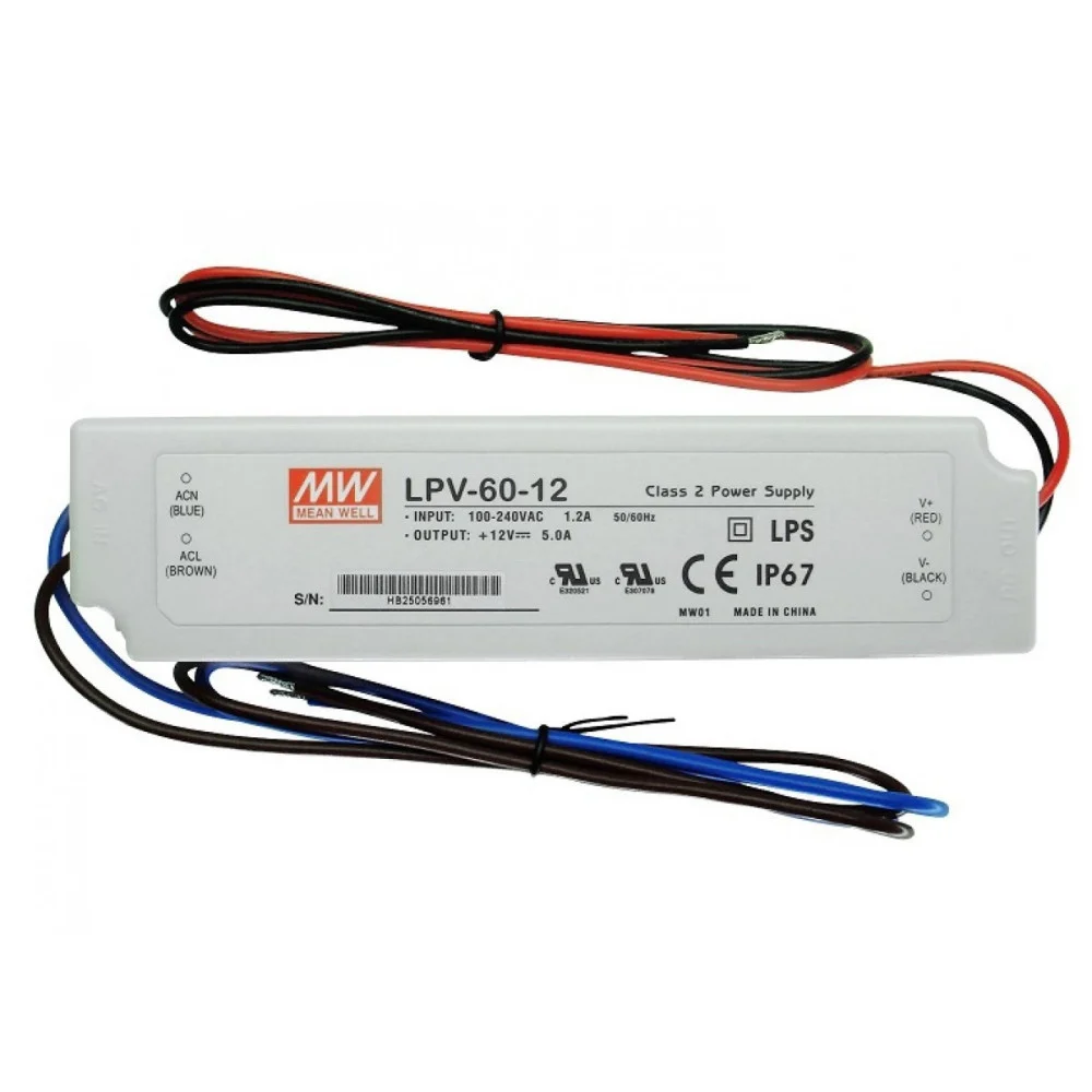TRASFORMATORE DRIVER ALIMENTATORE PER STRISCE STRIP LED FARETTI 60 W WATT - TrAdE Shop Traesio