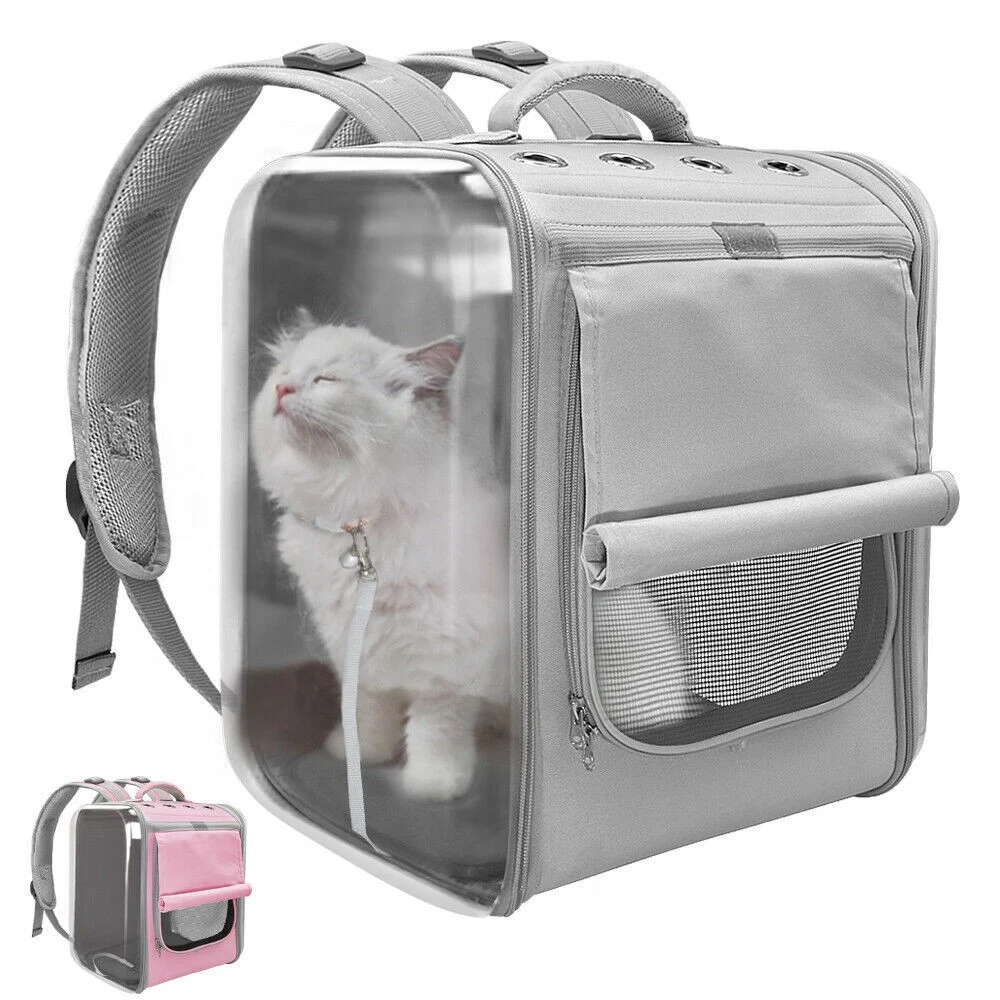 TRASPORTINO A ZAINO GATTO BORSA ZAINO IMPERMEABILE TRASPORTO VIAGGIO PER CANE - TrAdE Shop Traesio