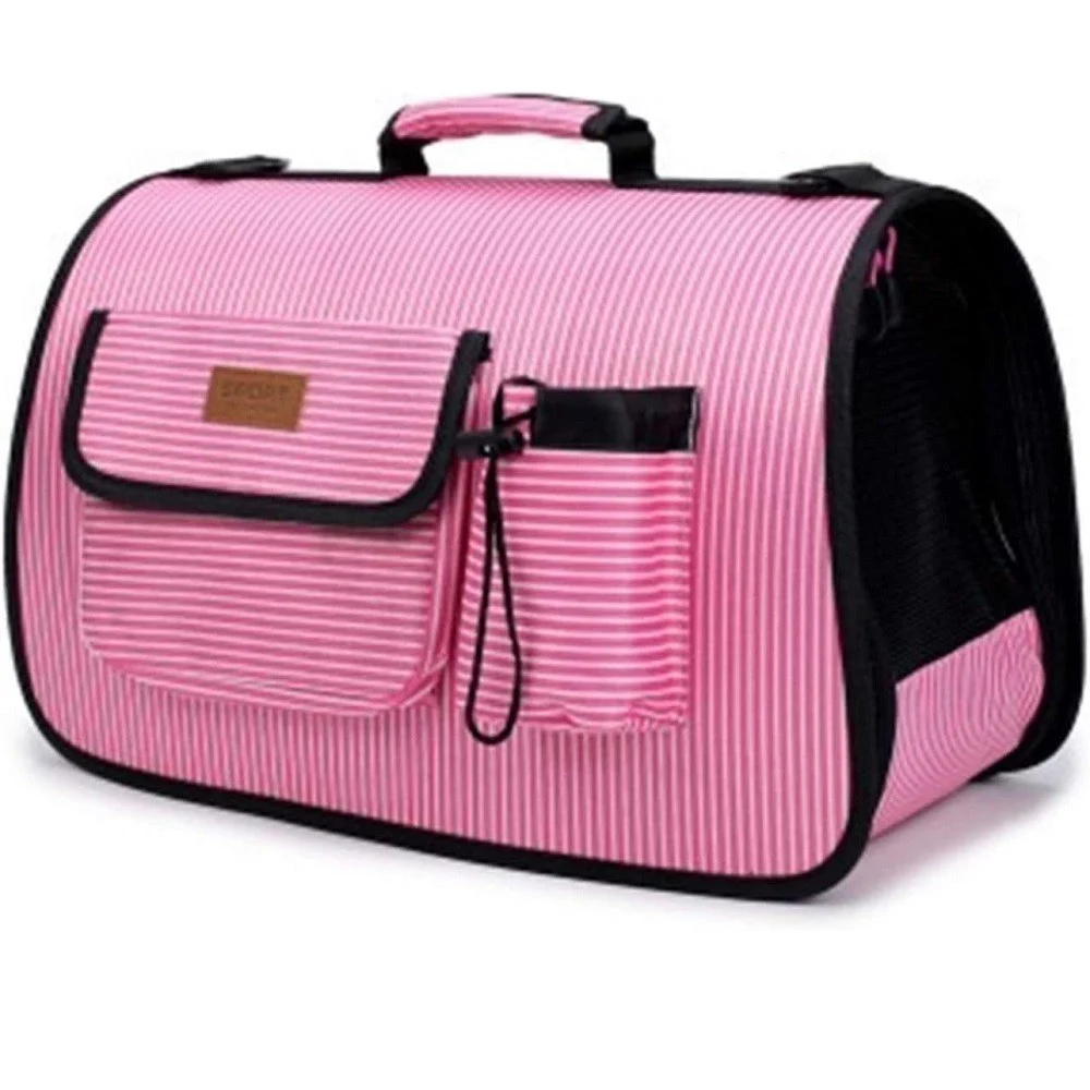 TRASPORTINO BORSA PER GATTI CANI ANIMALI DA TRASPORTO CESTINO 54 X 21 X 31 CM - TrAdE Shop Traesio