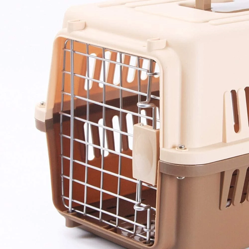 TRASPORTINO PER ANIMALI GATTO CANE BORSA VIAGGI PORTATILE TRASPIRANTE 81X60X59CM - TrAdE Shop Traesio