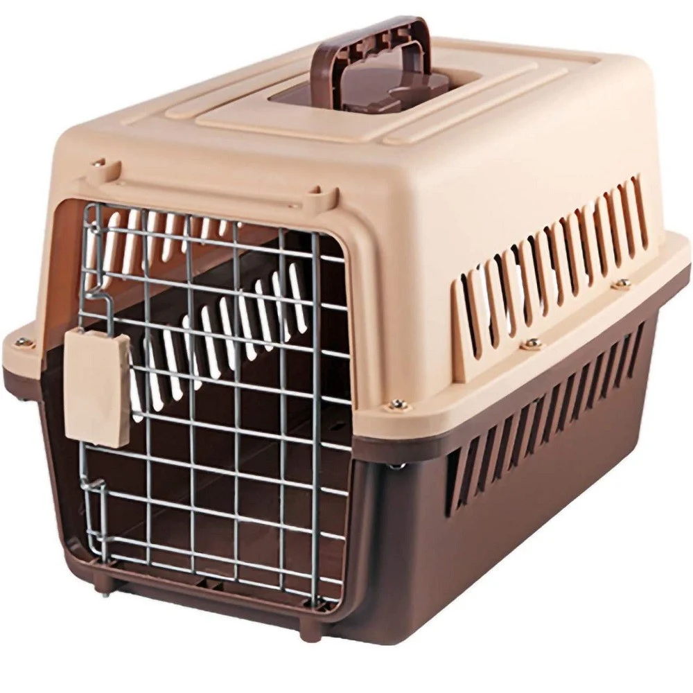 TRASPORTINO PER ANIMALI TRASPORTO GATTI CANI GABBIA VIAGGIO PORTATILE 66X47X46CM - TrAdE Shop Traesio