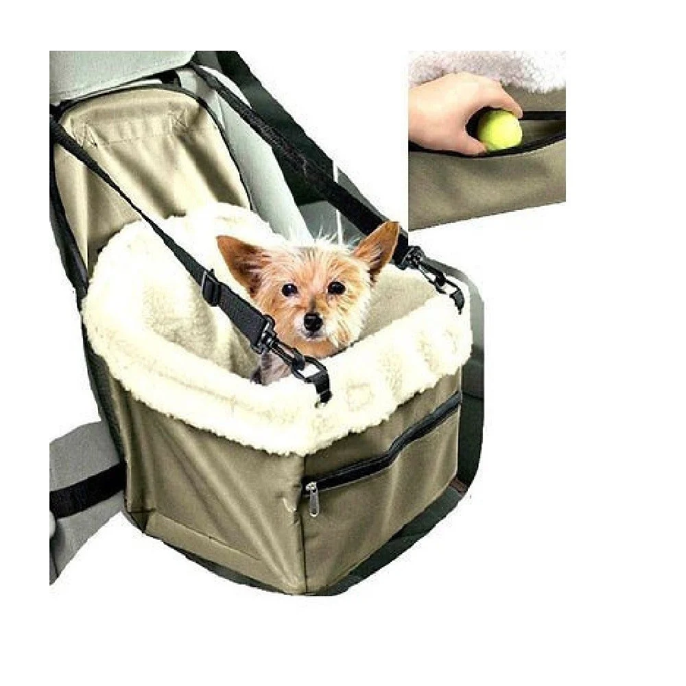 TRASPORTINO SEDILE CUCCIA PER AUTO PORTA CANE CANI GATTO ANIMALI CESTO CINTURA - TrAdE Shop Traesio