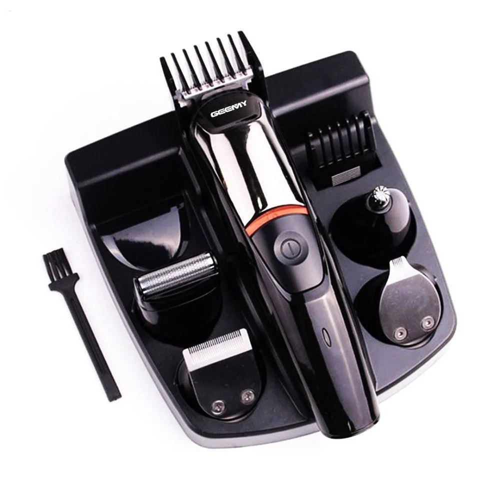 TRIMMER TAGLIACAPELLI PROFESSIONALE 5IN1 VISO CORPO NASO BATTERIA CORDLESS GM853 - MaxTech