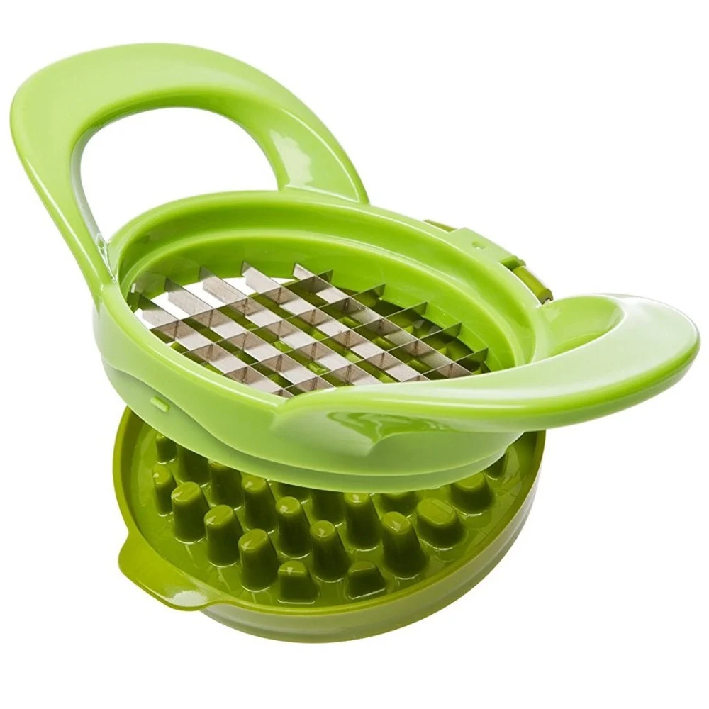 TRITA SMINUZZA AGLIO FRUTTA E VERDURA GARLIC CHOPPER SLICE DICE CON LAME ACCIAIO - TrAdE Shop Traesio