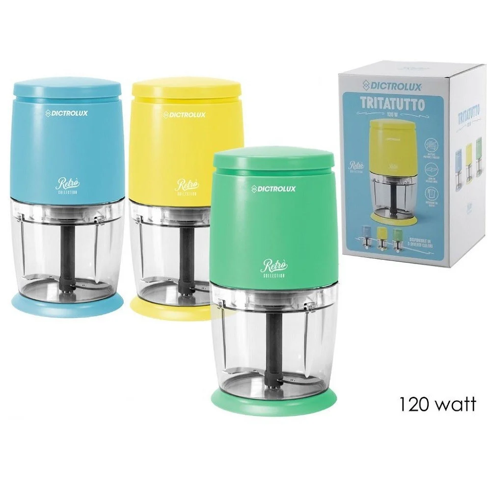 TRITATUTTO RETRÒ COLLECTION DA 0.35LT 120 WATT 1 VELOCITA' A IMPULSO LAMA 420 VN - Kaela