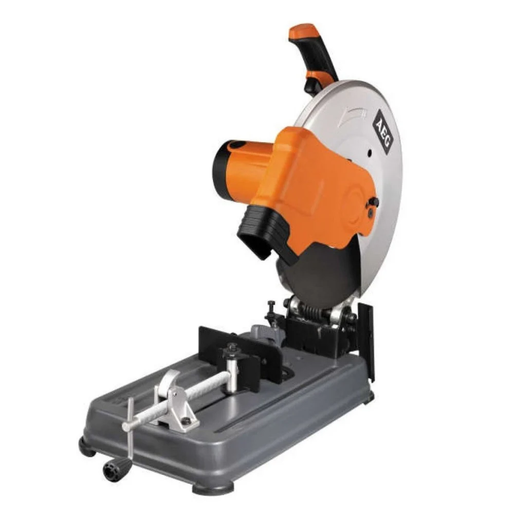 TRONCATRICE PER FERRO METALLO 2300W DIAM 355MM AEG SMT 355 CON MORSA A SERRAGGIO - AeG ®