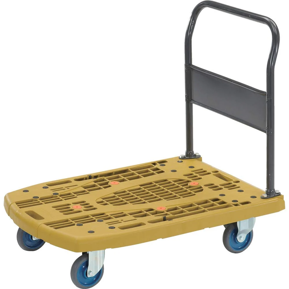 TRUSCO Carrello pieghevole leggero silenzioso Kartio Oliva 400kg