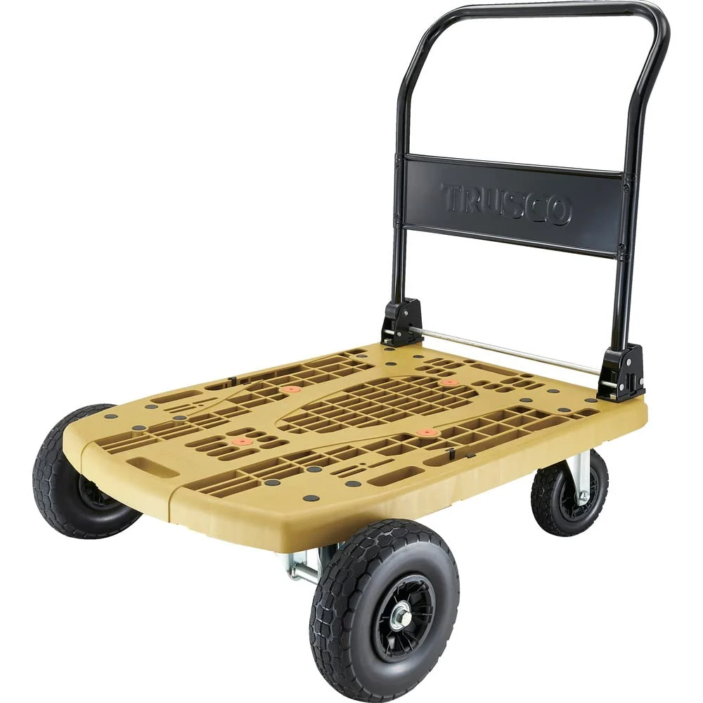 TRUSCO Carrello fuoristrada pneumatici pieni MPK-906N-OR-OG Oliva 100 kg