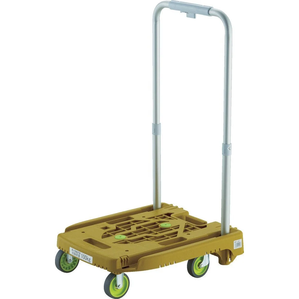 TRUSCO Carrello compatto manico telescopico WP-2G-OG oliva 100 kg