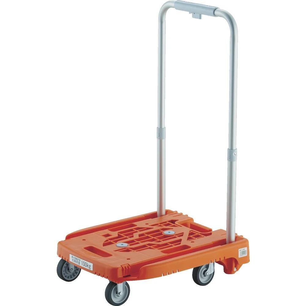 TRUSCO Kartio Mini Weego carrello piattaforma telesc. WP-2G-OR Arancione 100 kg