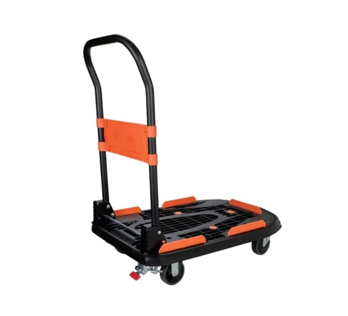 TRUSCO Carrello pieghevole plastica con fermo acciaio MPK-780-SS Blu 780x490mm