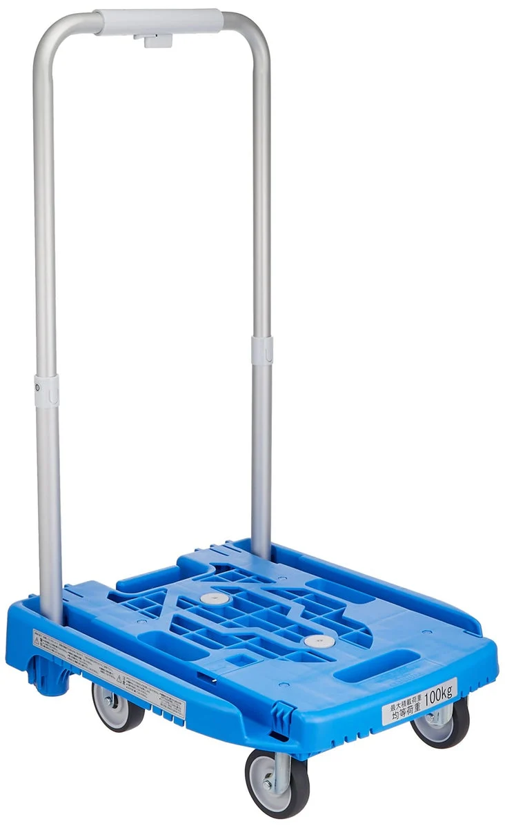 TRUSCO Kartio Carrello compatto bassa rumorosità con freno WP-2G-B-JS blu 100 kg