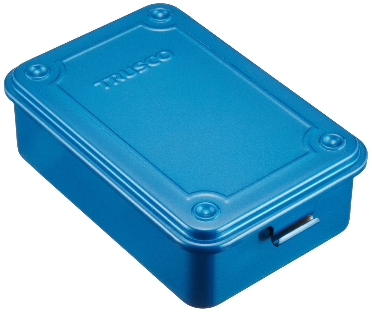 TRUSCO cassetta portautensili in metallo T-150 blu 154 x 105 x 52 mm