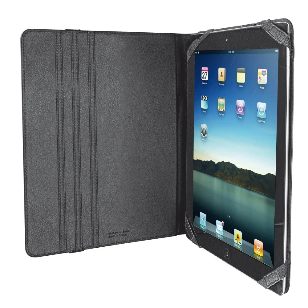 TRUST CUSTODIA UNIVERSALE FOLIO CON SUPPORTO PER TABLET DA 10" PROTEZIONE GRAFFI - TrAdE Shop Traesio