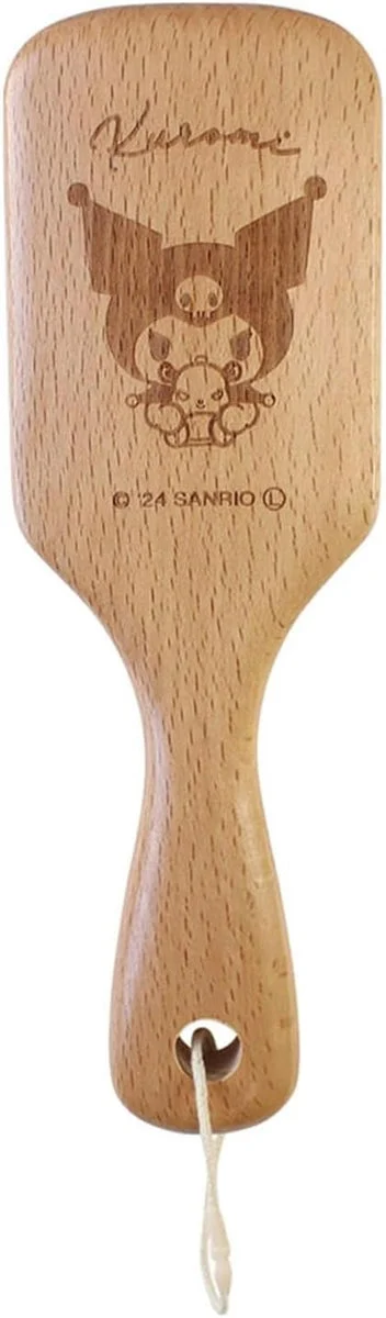 T's Factory Kuromi Wooden Paddle Brush (Sanrio)
