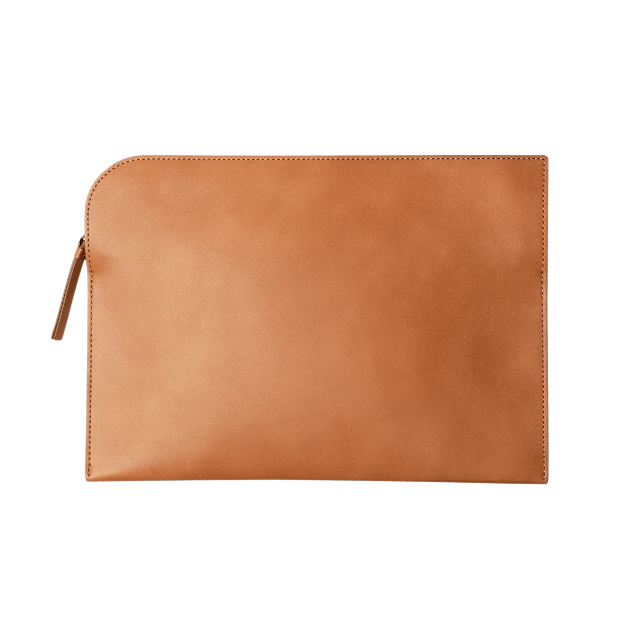 TSUCHIYA KABAN custodia slim in pelle liscia nera 290 g 11- pollici