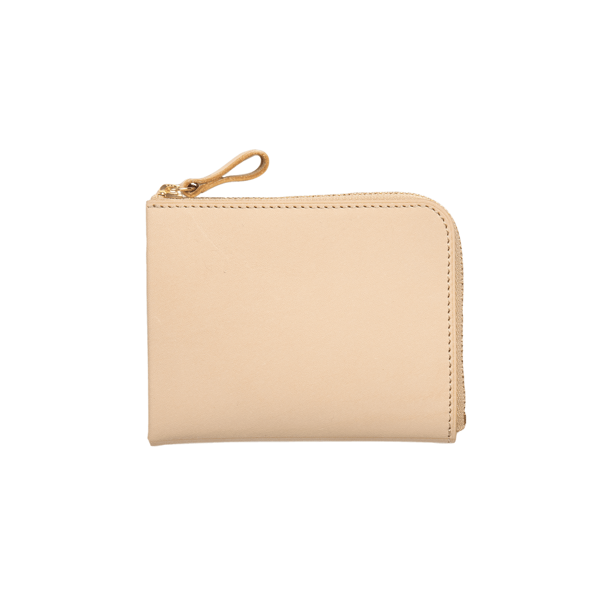 TSUCHIYA KABAN portafoglio L-Zip in pelle naturale Made in Japan