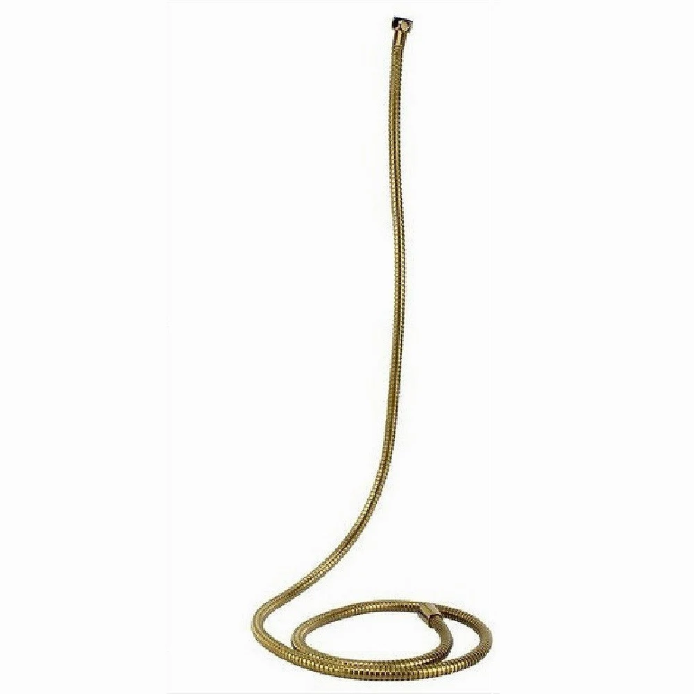 TUBO LACCIO FLESSIBILE DOCCIA DOCCETTA VASCA BAGNO 2 MT UNIVERSALE 59536 DORATO - Cleafe