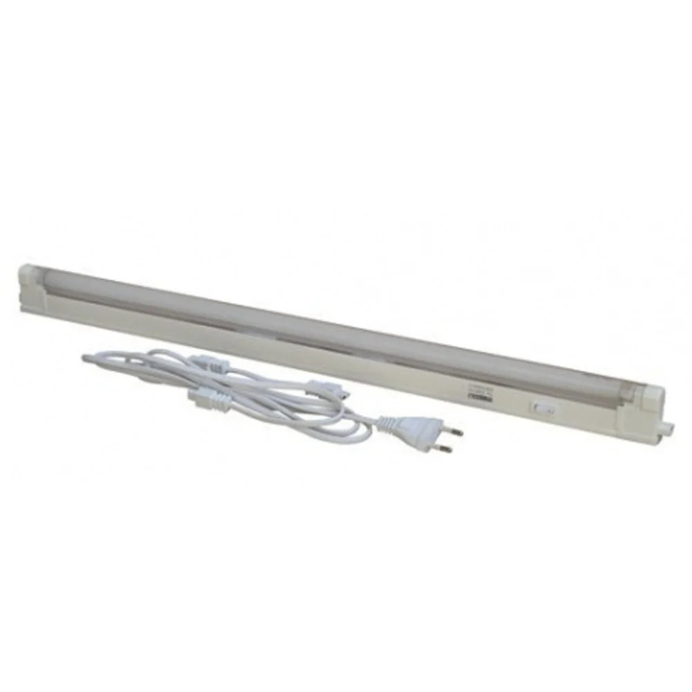 TUBO NEON A LED DA 60CM CON PLAFONIERA T5 LUCE BIANCO CALDO 3000K CAVO 1M DA 10W - TrAdE Shop Traesio