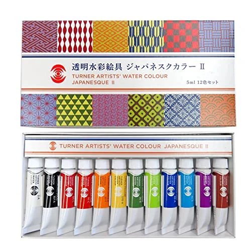 Turner Color Transparent Watercolors Japanesque Color 2 12 color set WT00512B 5ml