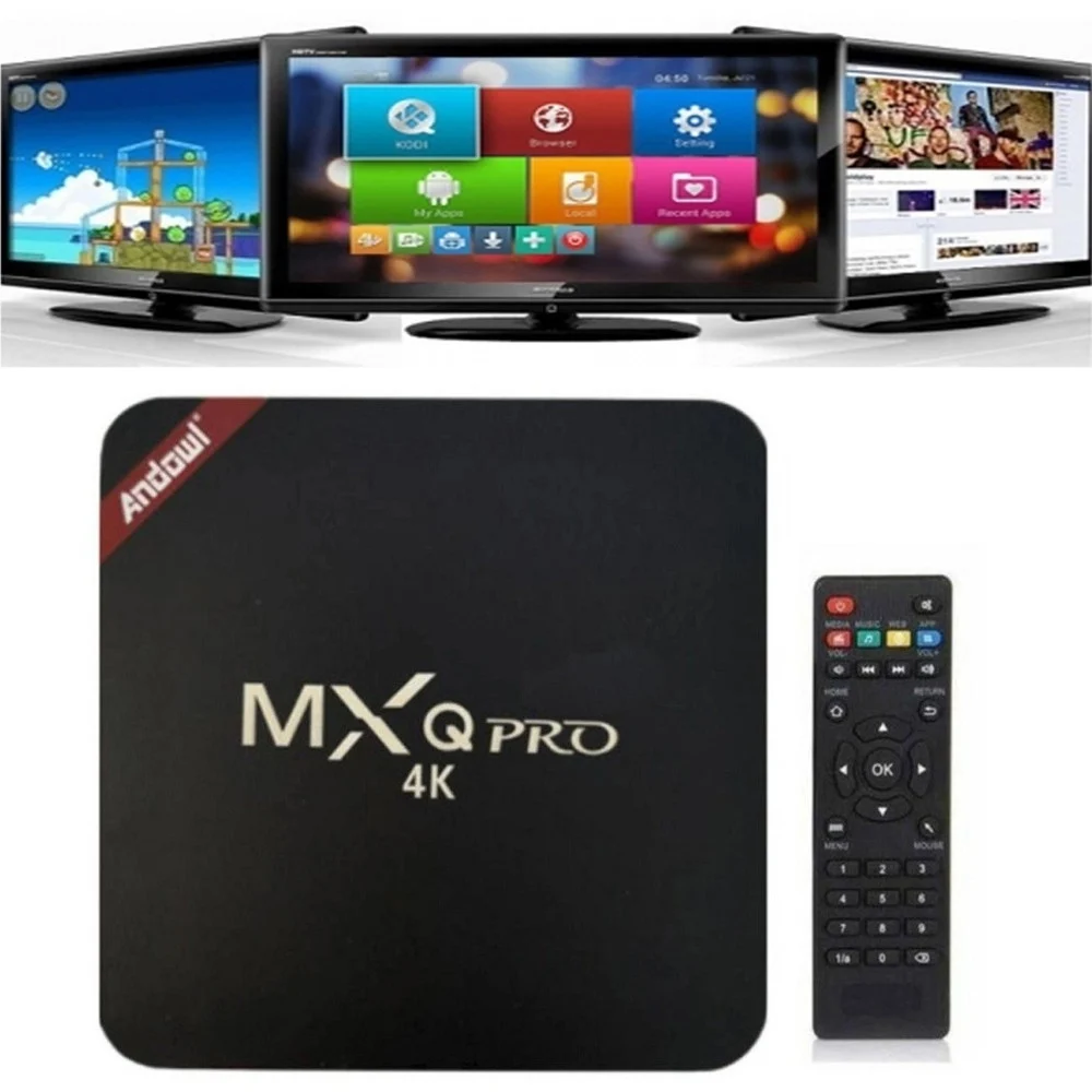 TV BOX Q-A106 MXQ PRO 4K ULTRA HD SISTEMA OPERATIVO ANDROID 10.0 2GB RAM 16GB