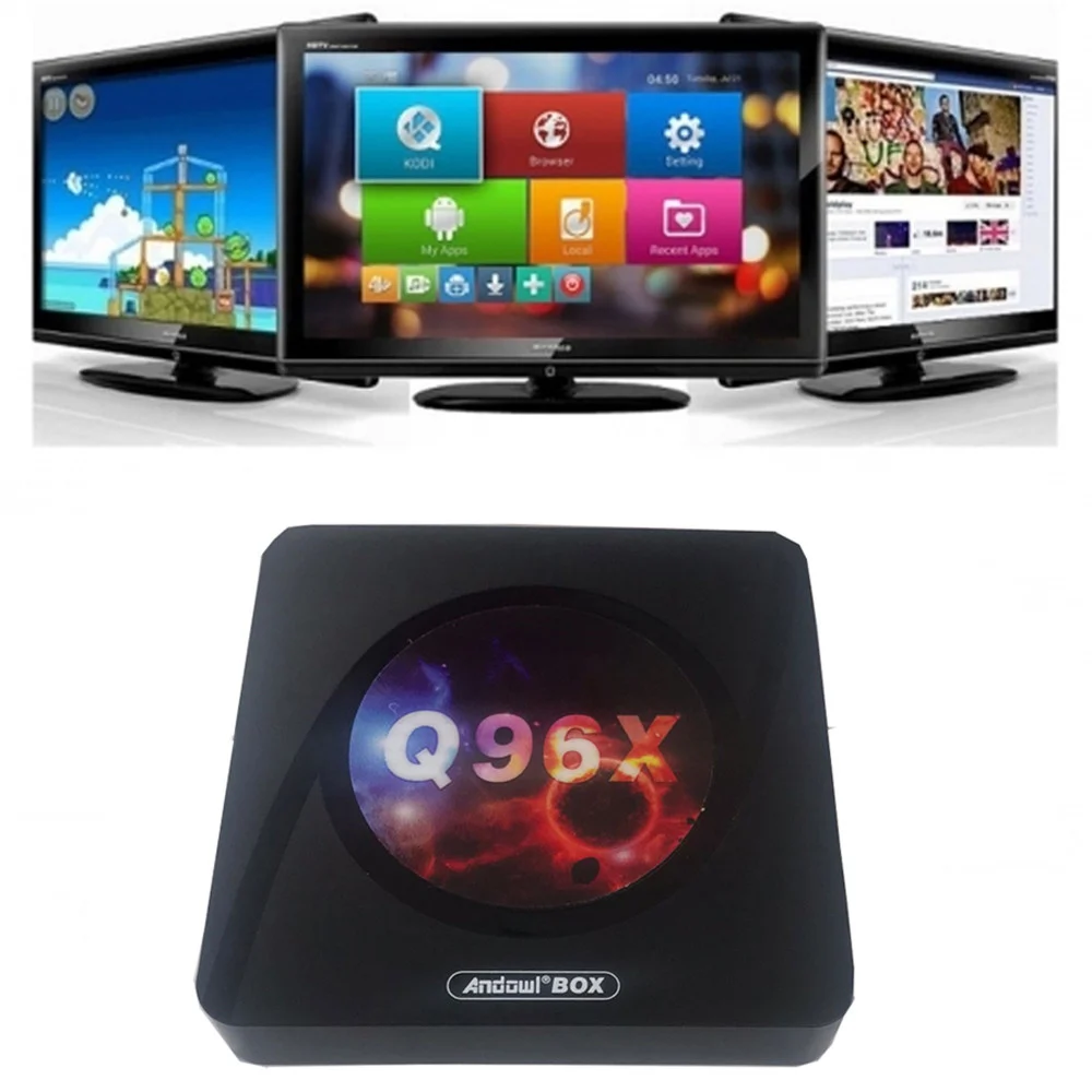 TV SMART BOX 8K ANDROID 10 WIFI 64G RETE 5G CON TELECOMANDO BOX BLUETHOOT Q96X - Andowl