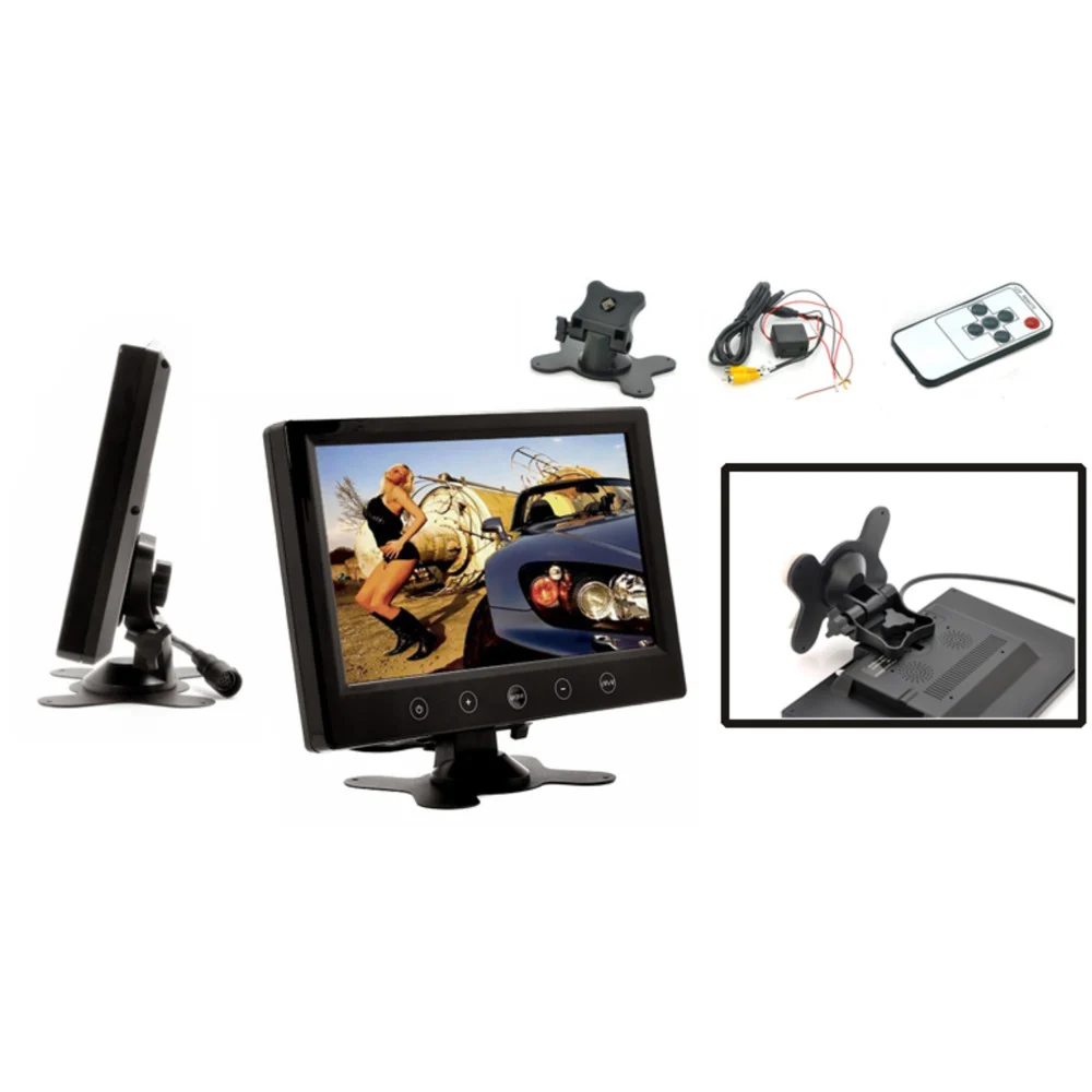 TV TELEVISORE Monitor LCD 9'' touch screen TFT VIDEOSORVEGLIANZA VGA BNC HDMI - TrAdE Shop Traesio